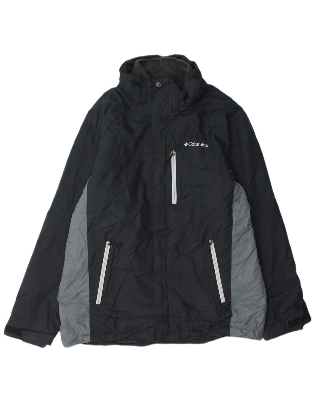 Giacca a vento Columbia Interchange da uomo UK 40 Large Black Colourblock