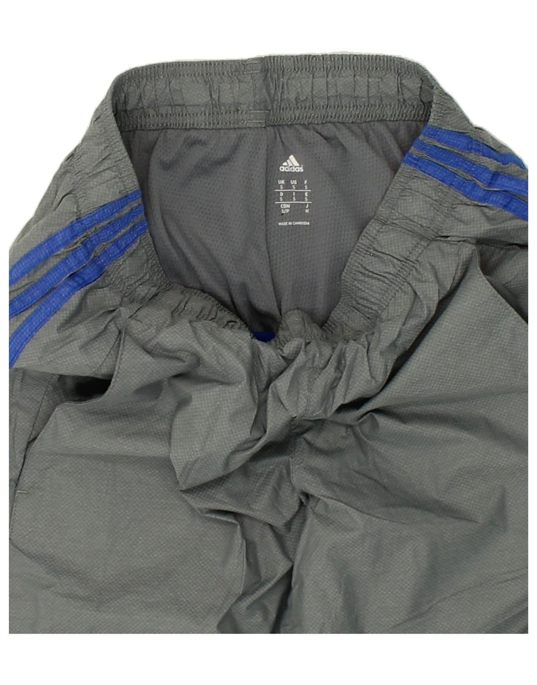 ADIDAS Mens Tracksuit Trousers Small Grey Nylon Vintage Adidas and Second-Hand Adidas from Messina Hembry 