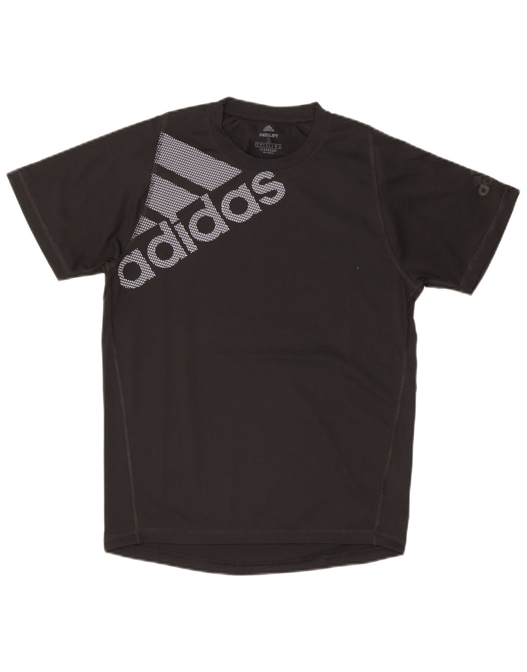 T-shirt grafica Adidas Aeroready da uomo, piccola, in poliestere nero