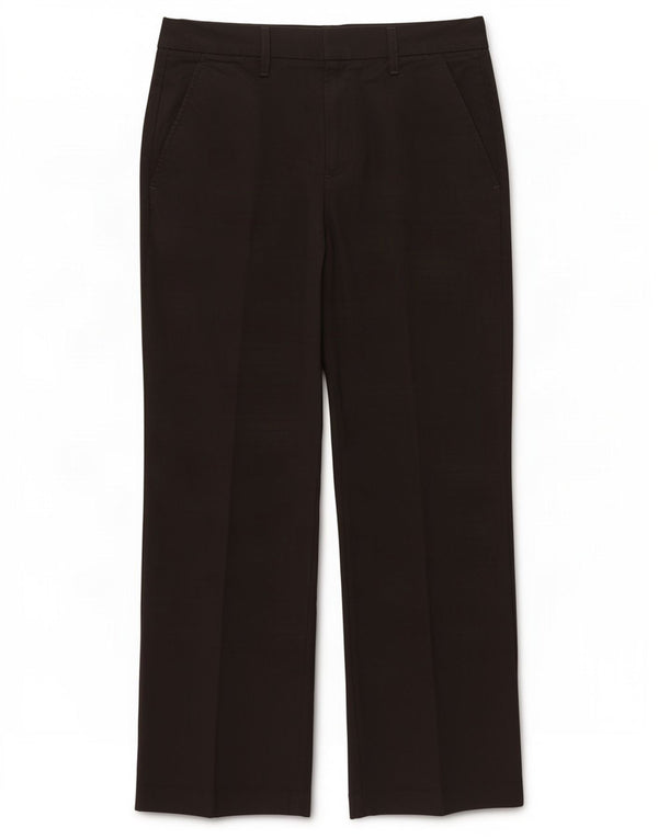 Marks & Spencer Womens Straight Casual Trousers UK 14 Large W32 L30 Black