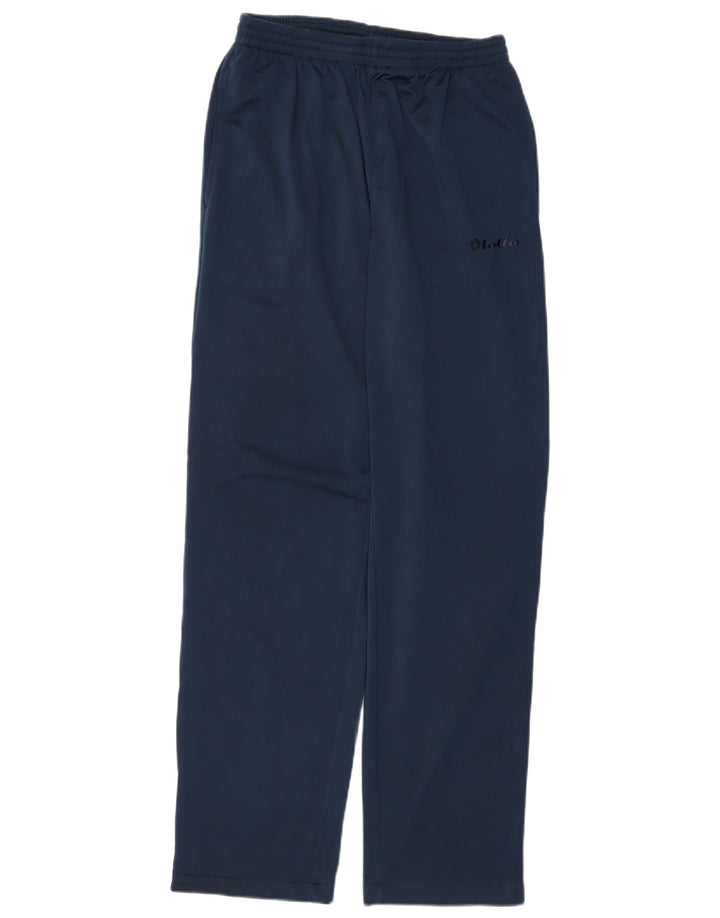 Pantaloni da tuta da uomo LOTTO UK 40/42 Large in poliestere blu navy