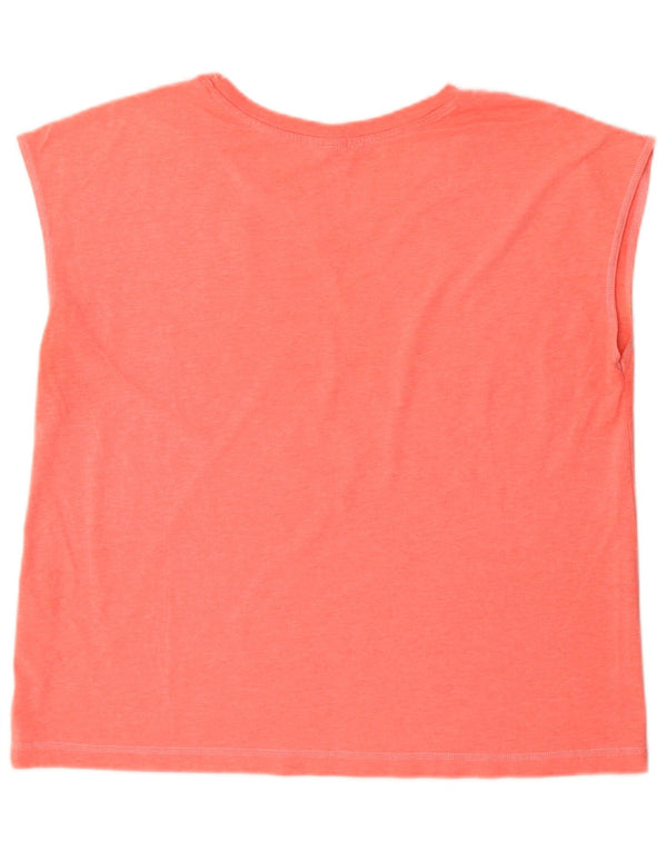 T-shirt grafica da donna Champion Top UK 18 XL Rossa