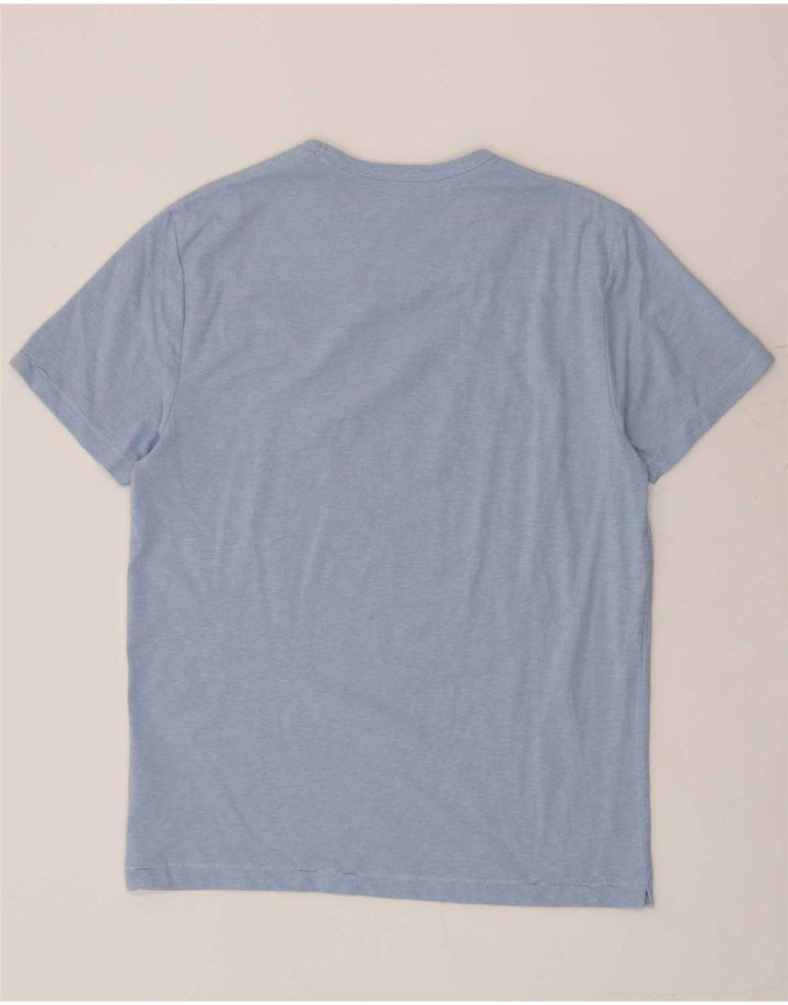 T-shirt da uomo French Connection Top in cotone blu medio