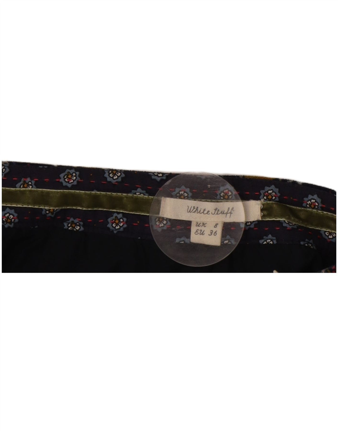 Minigonna da donna White Stuff UK 8 piccola W27 blu navy floreale