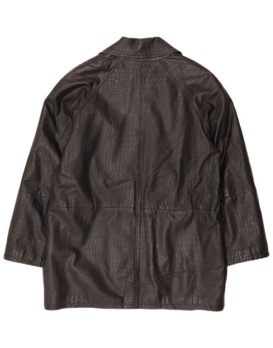 Cappotto Doppiopetto Donna Conbipel IT 40 Small Nero Stampa Animalier
