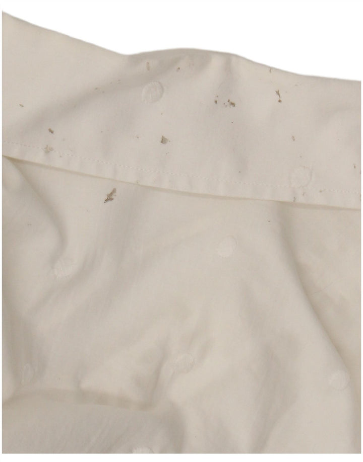 Naracamicie Camicetta a camicia senza maniche da donna UK 12 Medio Bianco