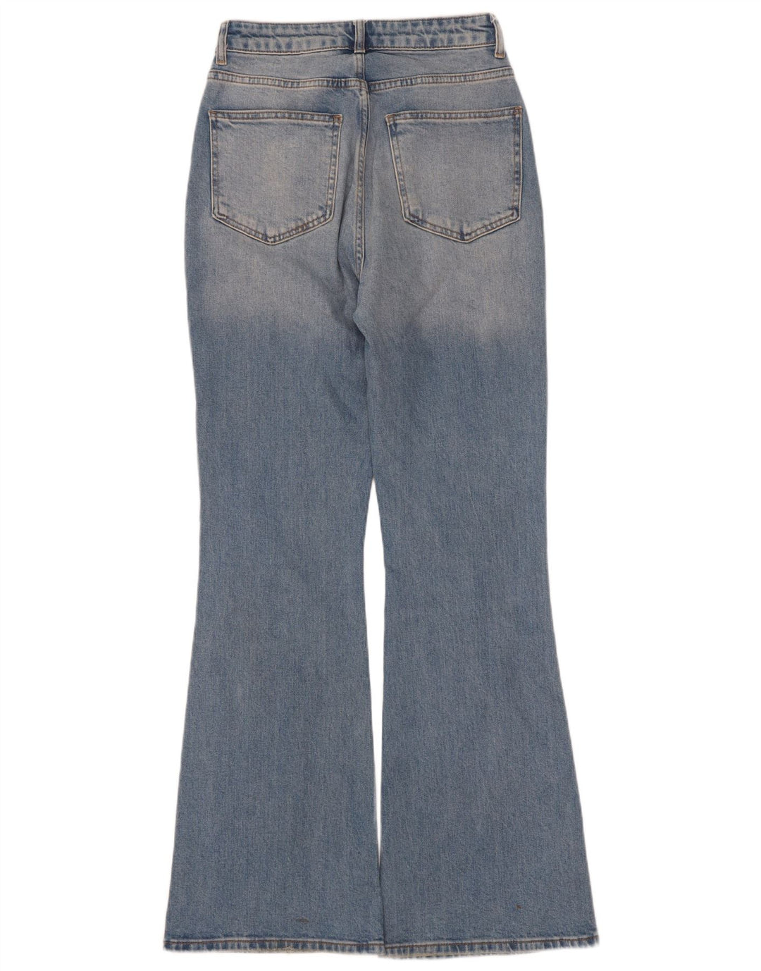 Jeans svasati da donna vintage EU 36 piccolo W25 L32 cotone blu