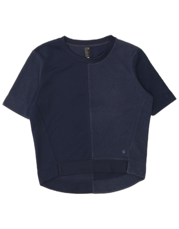 T-shirt oversize da donna G-Star Top UK 10 Small Poliestere blu navy