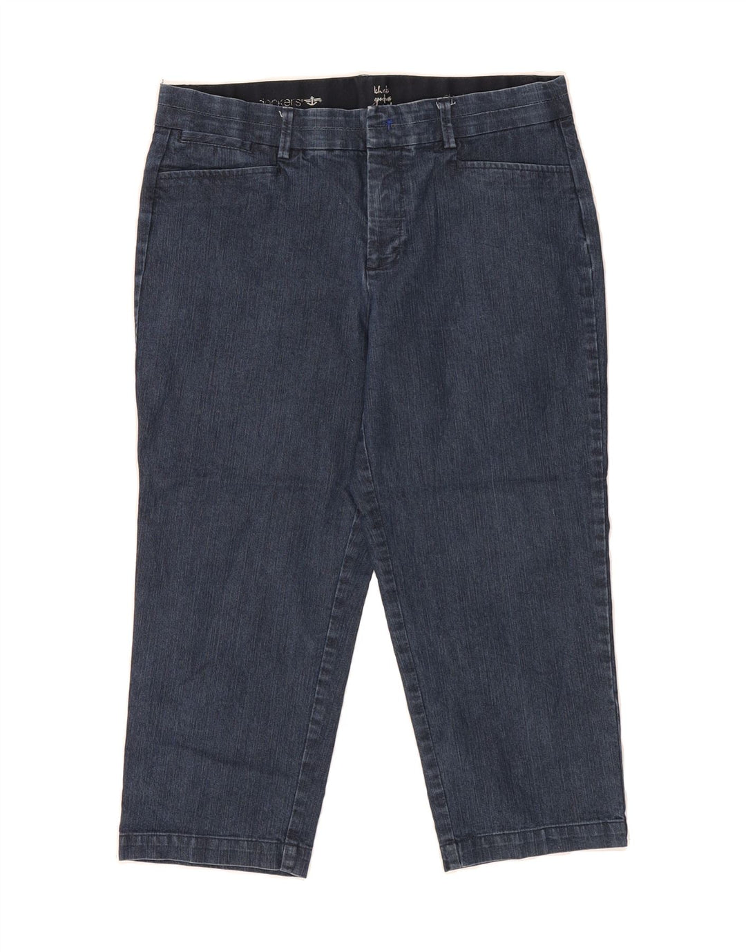 DOCKERS Womens Capri Jeans US 8 Medium W30 L20 Blue Polyester Vintage Dockers and Second-Hand Dockers from Messina Hembry 