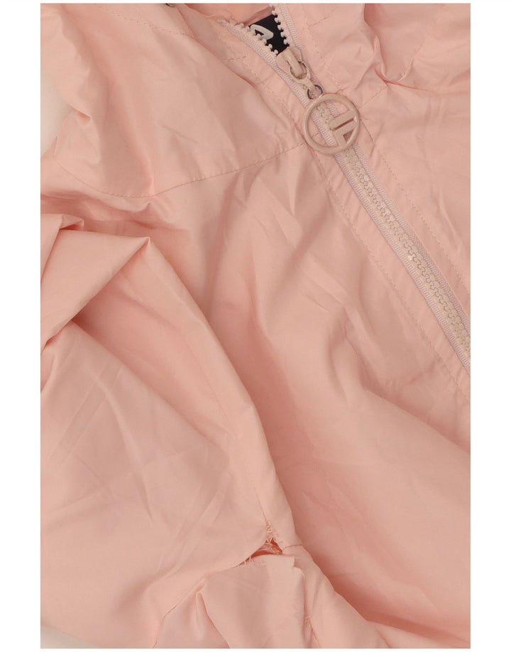 Giacca antipioggia oversize con cappuccio da donna Fila UK 6 XS poliestere rosa