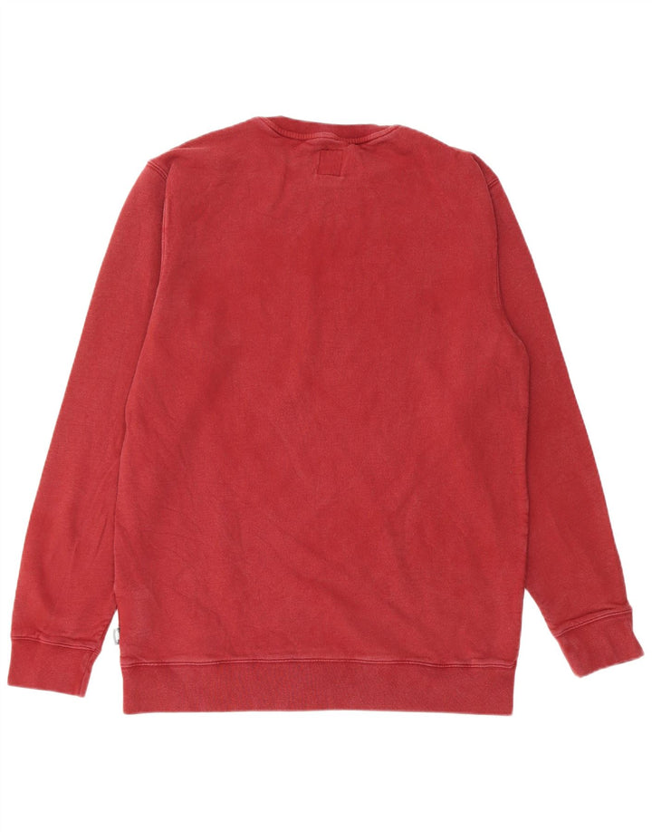 Felpa grafica da uomo VANS Maglione grande rosso in cotone