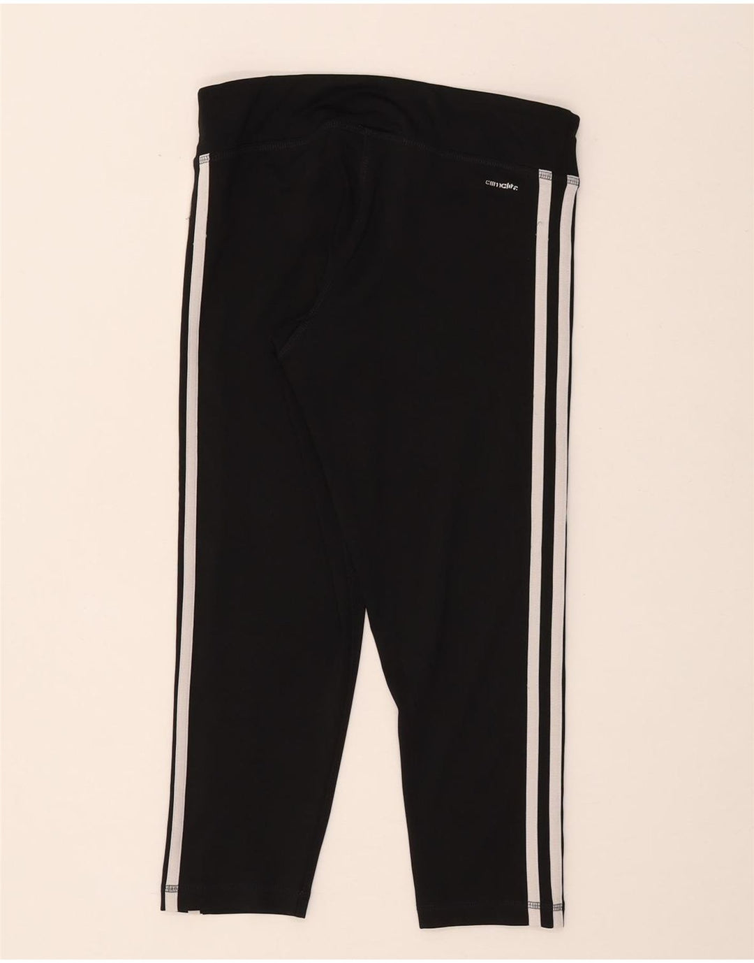 Leggings Adidas Climalite Capri da donna UK 8/10 Piccolo poliestere nero