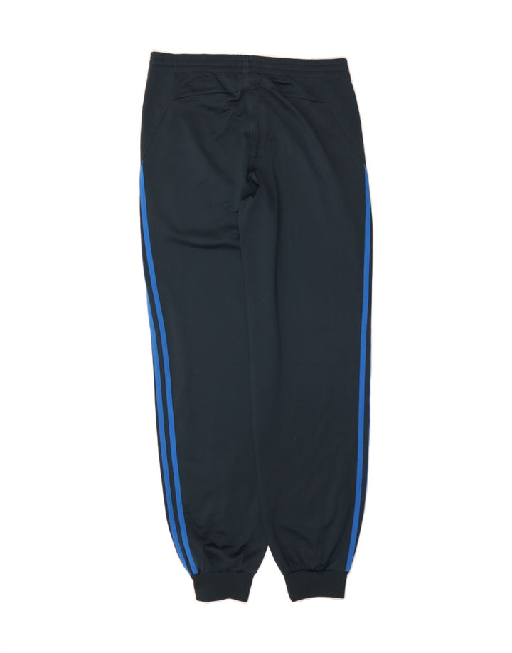 ADIDAS Mens Tracksuit Trousers Joggers Medium  Navy Blue Vintage Adidas and Second-Hand Adidas from Messina Hembry 