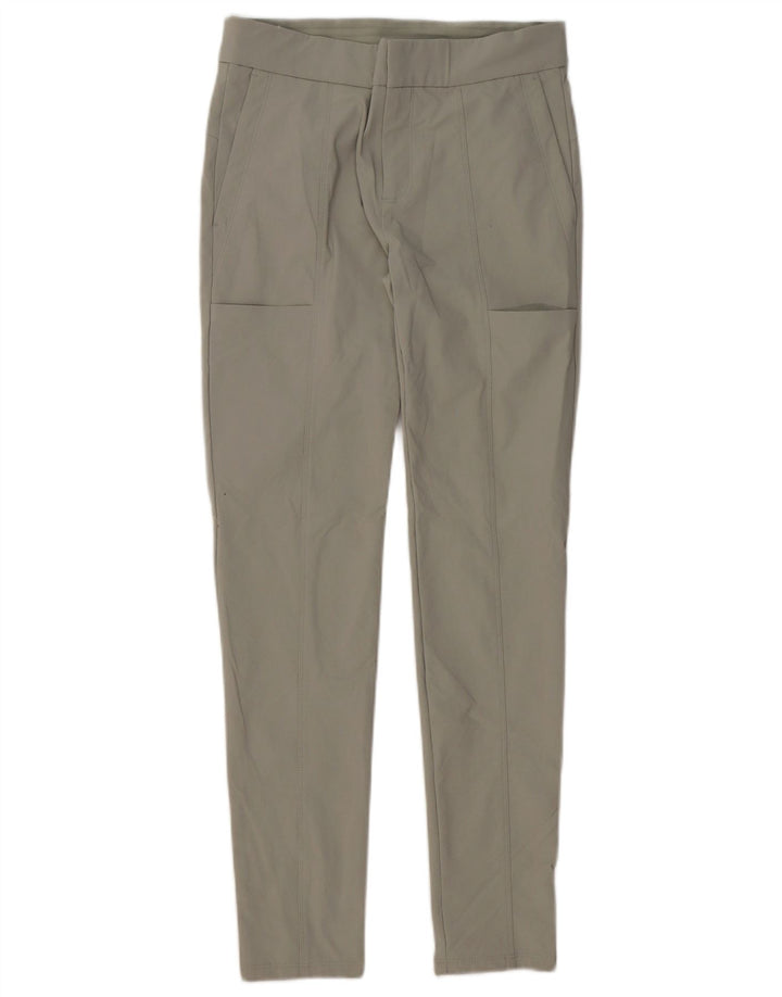 Pantaloni cargo skinny da donna ATHLETA US 2 XS W29 L29 Nylon grigio