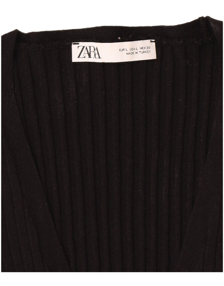 Canotta canotta da donna Zara UK 14 grande nera