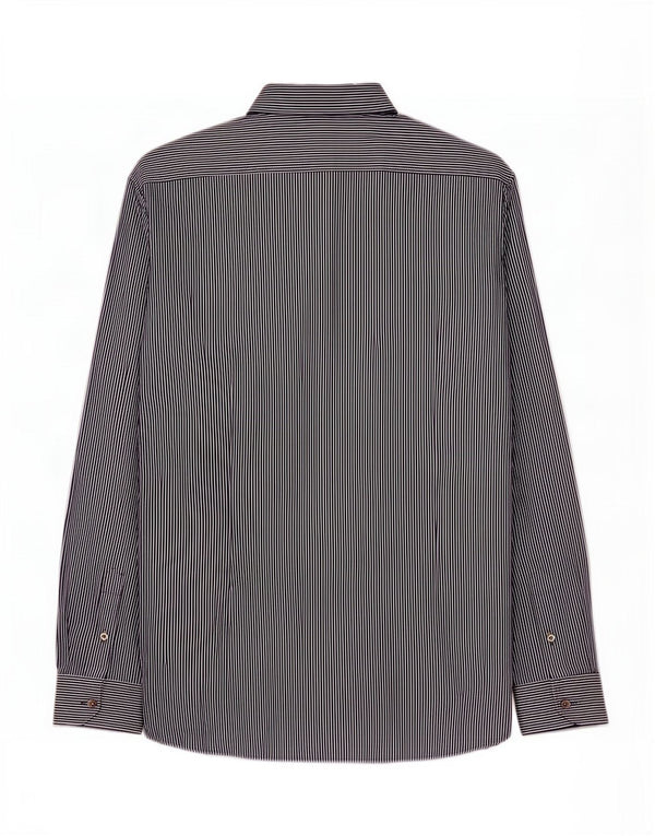 Camicia da uomo Ted Baker taglia 4 grande gessato blu navy