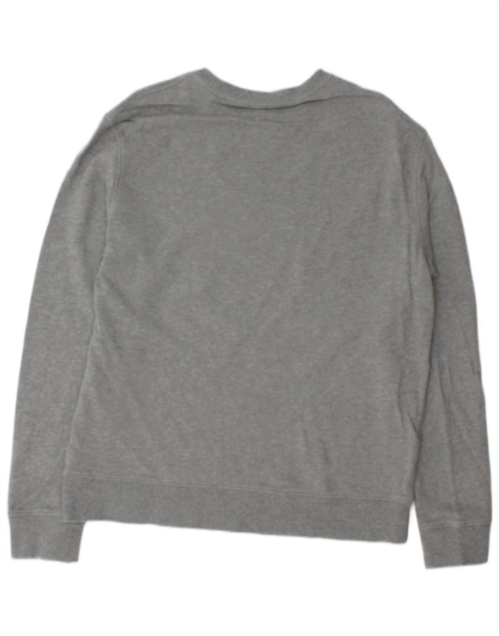Felpa da uomo Marks & Spencer maglione grande cotone grigio