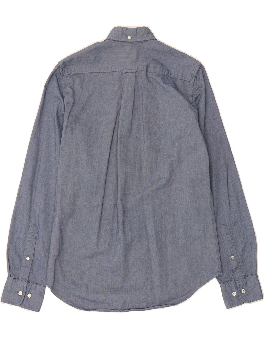 GANT Mens Oxford Fitted Shirt Small Blue Cotton Vintage Gant and Second-Hand Gant from Messina Hembry 