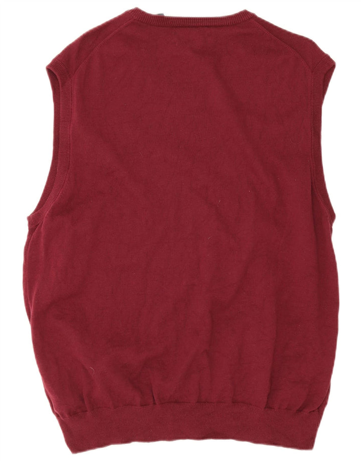 Canottiera da uomo Chaps XL in cotone bordeaux