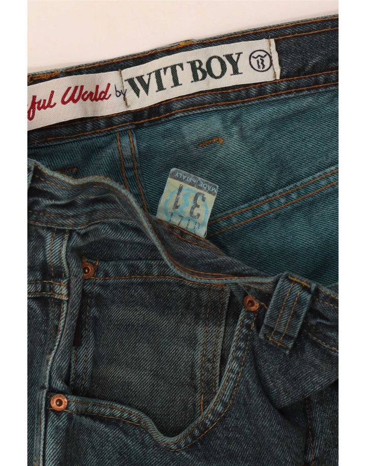 Jeans affusolati a vita alta da uomo Wit Boy W31 L29 Blu