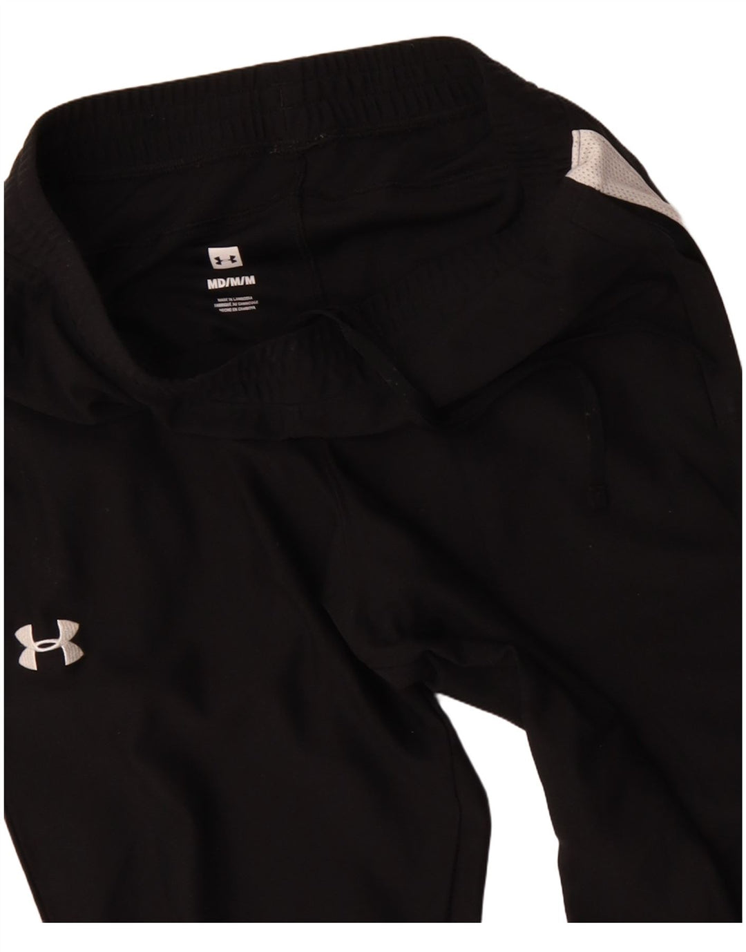 Pantaloni da tuta da uomo Under Armour Poliestere color block medio nero