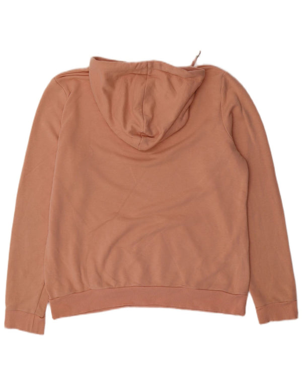 Felpa con cappuccio grafica PUMA da donna UK 14 grande rosa