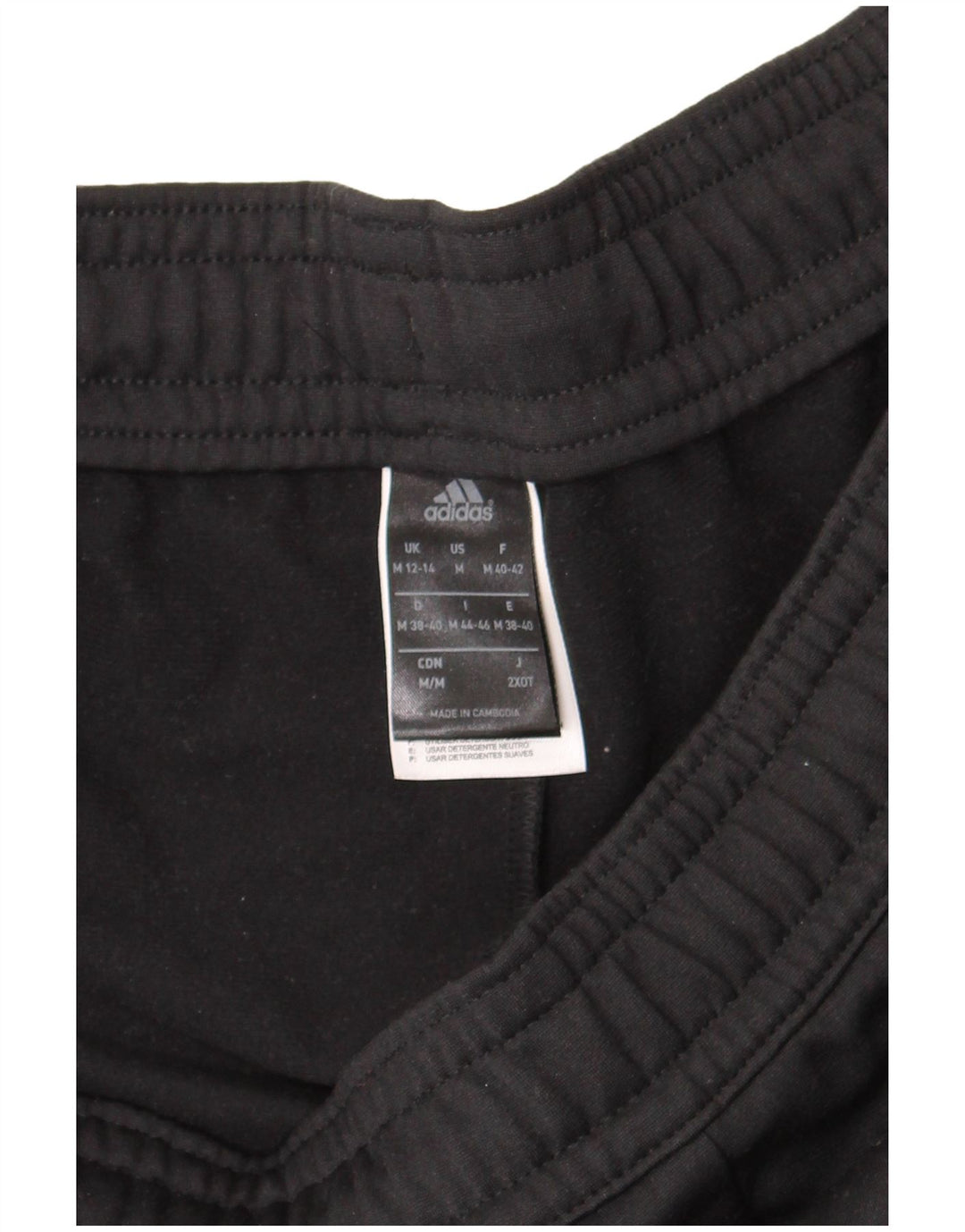 Pantaloni da tuta da donna Adidas UK 12/14 Medium Nero Poliestere