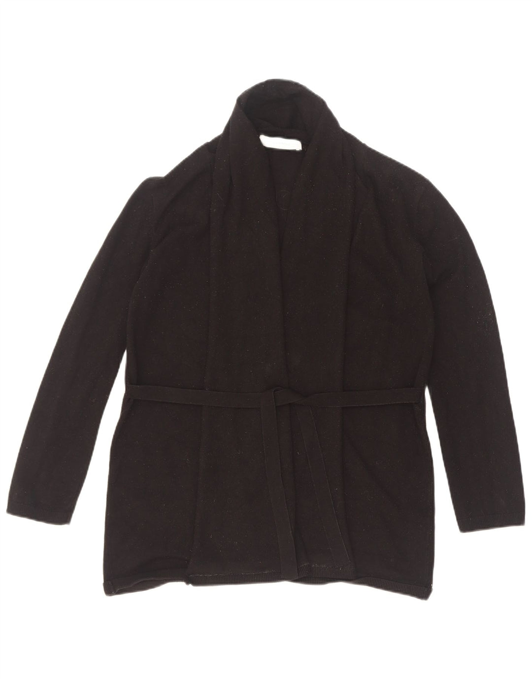 Maglione cardigan da donna Zara UK 12 viscosa nera media