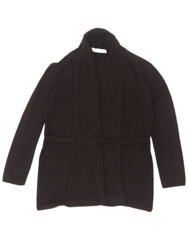 Maglione cardigan da donna Zara UK 12 viscosa nera media