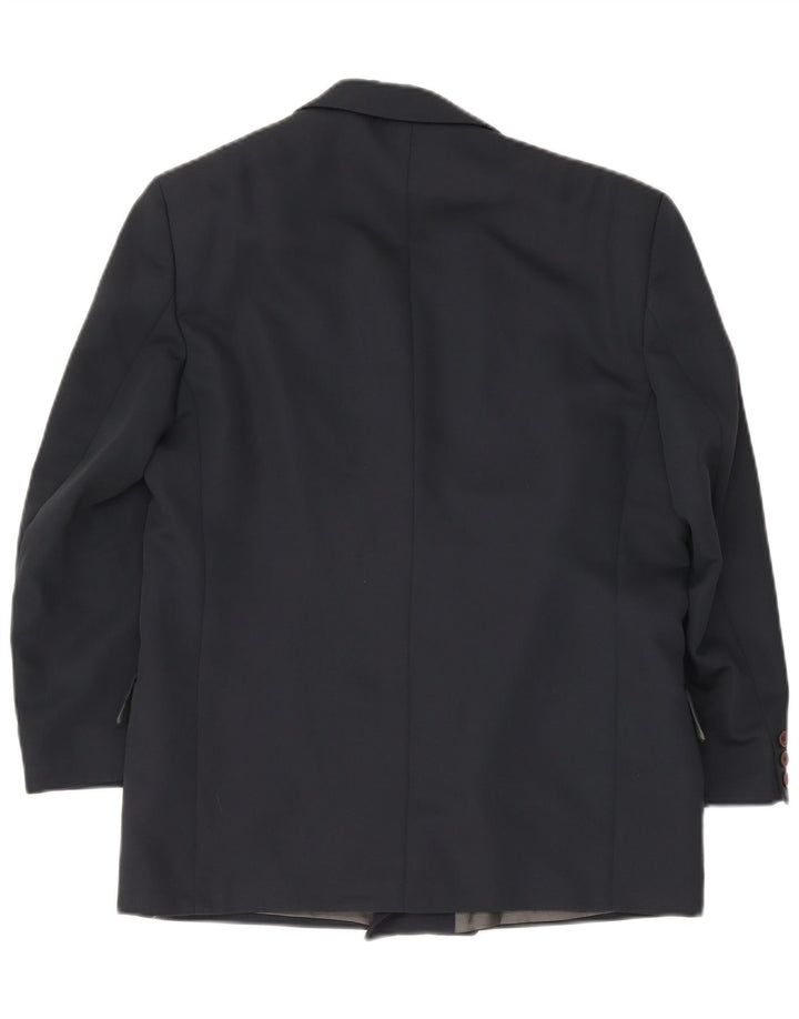 Giacca blazer doppiopetto da uomo Renato Cavalli UK 38 medio blu navy