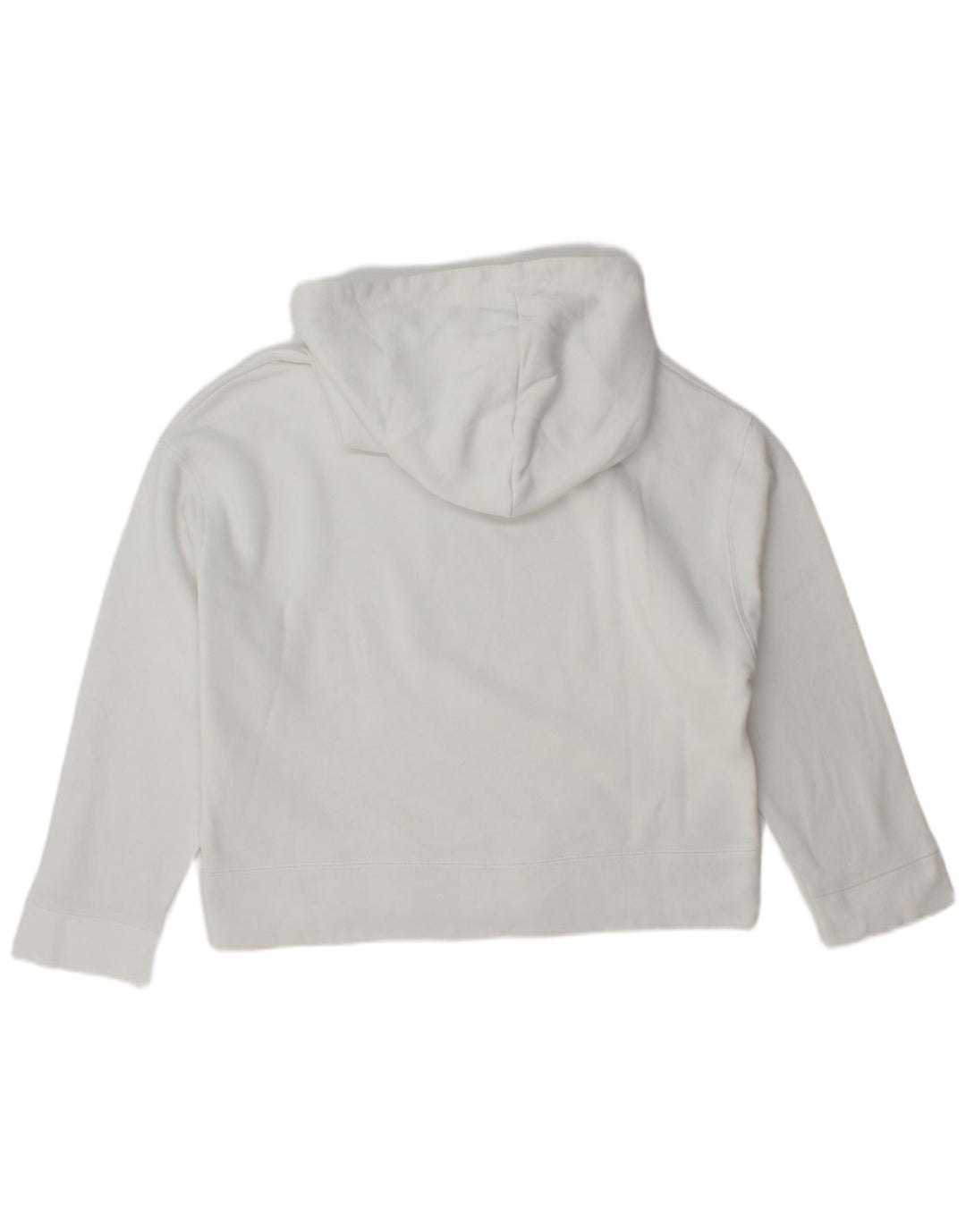 Maglione oversize con cappuccio da donna Zara UK 14 bianco medio