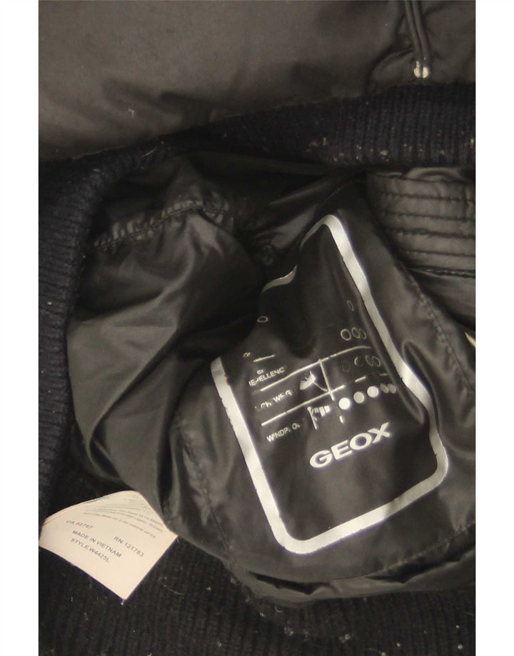 Giacca imbottita da donna Geox UK 8 Small Poliestere nero