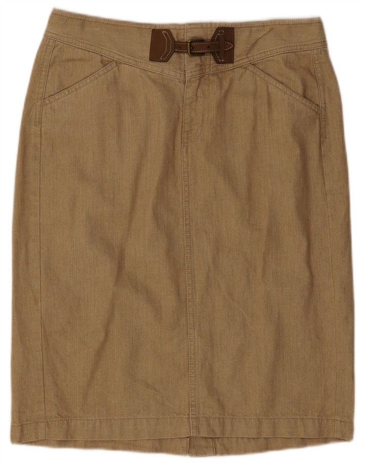 Gonna tubino da donna RALPH LAUREN US 4 Small W30 Cotone Beige