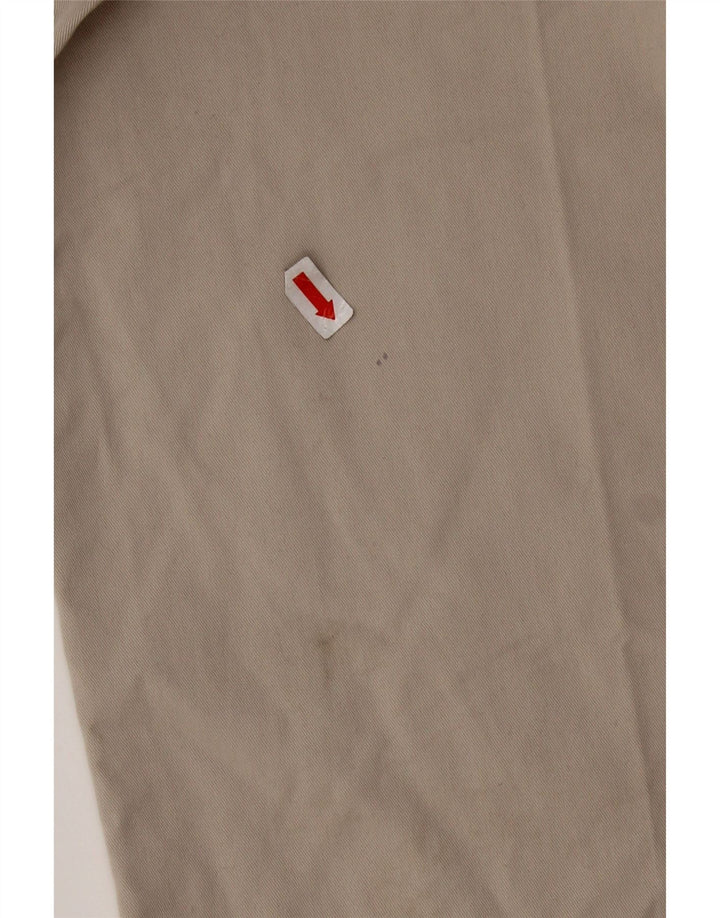 Pantaloni chino dritti da uomo Marks & Spencer W36 L33 in cotone beige