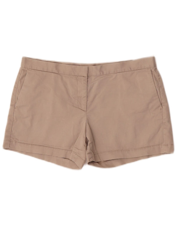 Pantaloncini chino a vita bassa da donna Armani Exchange US 8 medi W32 cotone beige