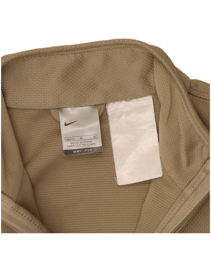 Giacca da tuta Nike Dri Fit da donna US 8/10 Beige medio