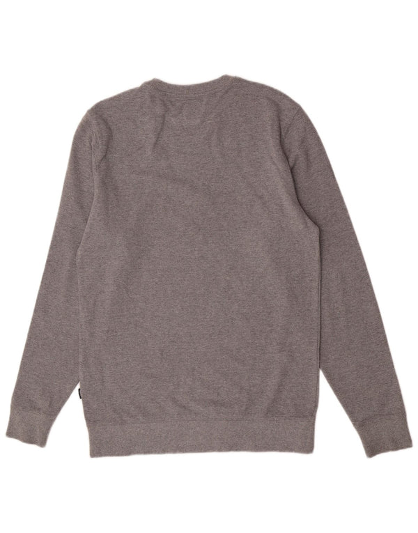 Felpa grafica da uomo Vans, piccola, in cotone grigio