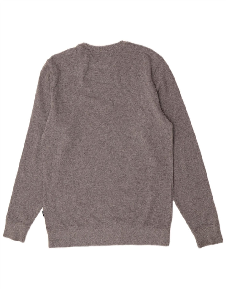 Felpa grafica da uomo Vans, piccola, in cotone grigio