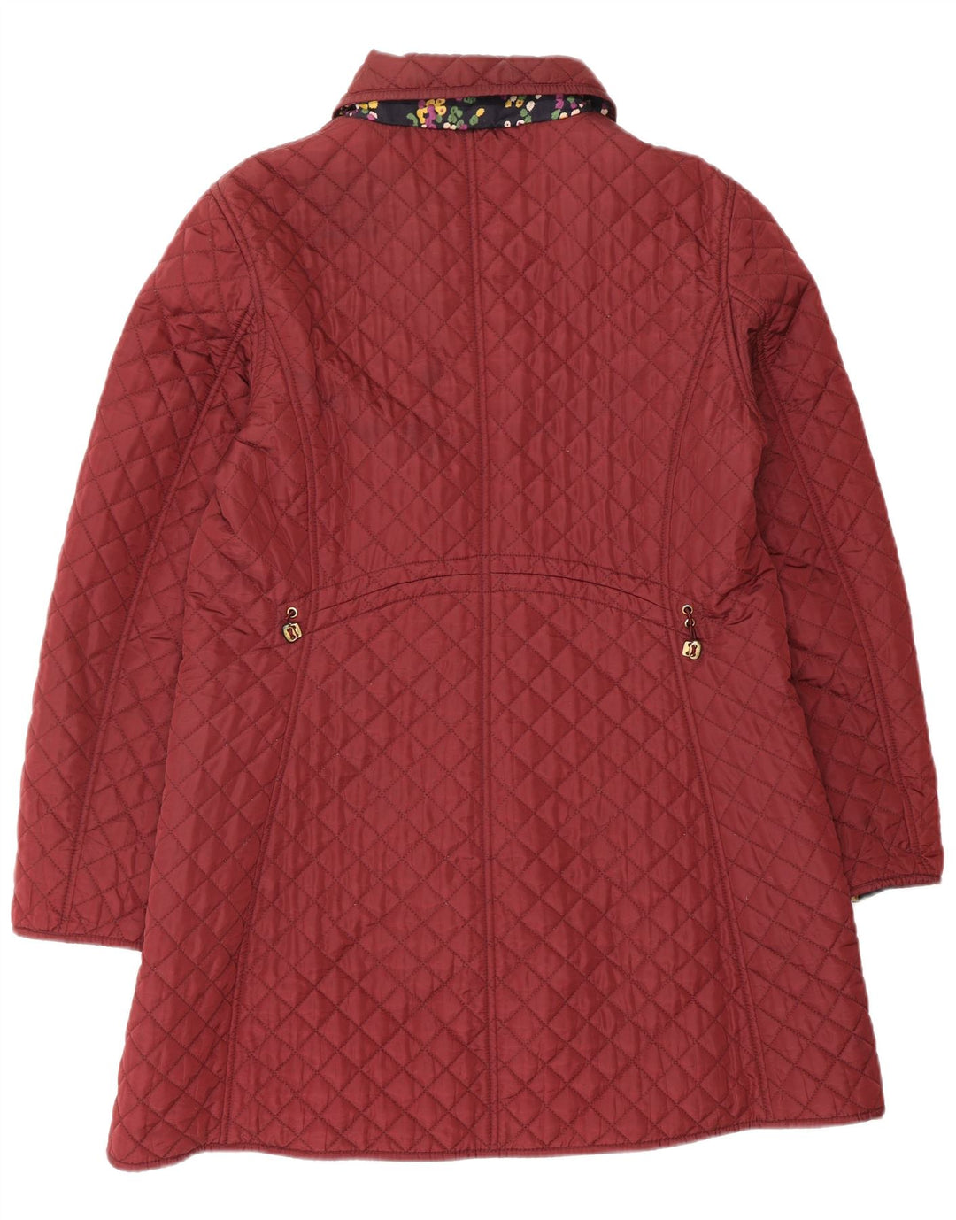 Giacca trapuntata da donna Hobbs UK 14 Medium Maroon Poliammide