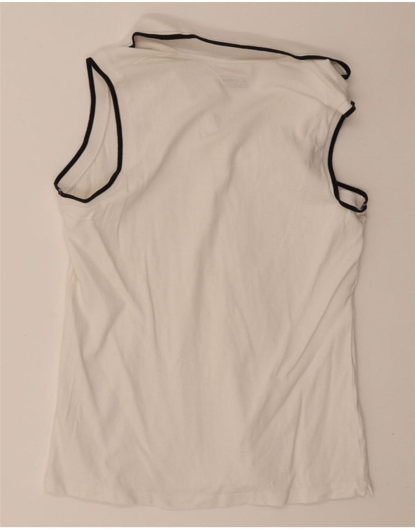 Polo senza maniche da donna Lotto UK 18 XL Bianca