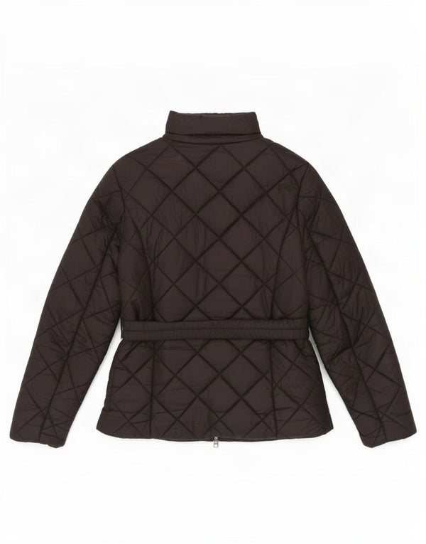 Giacca trapuntata da donna Guess UK 12 media nera in poliammide