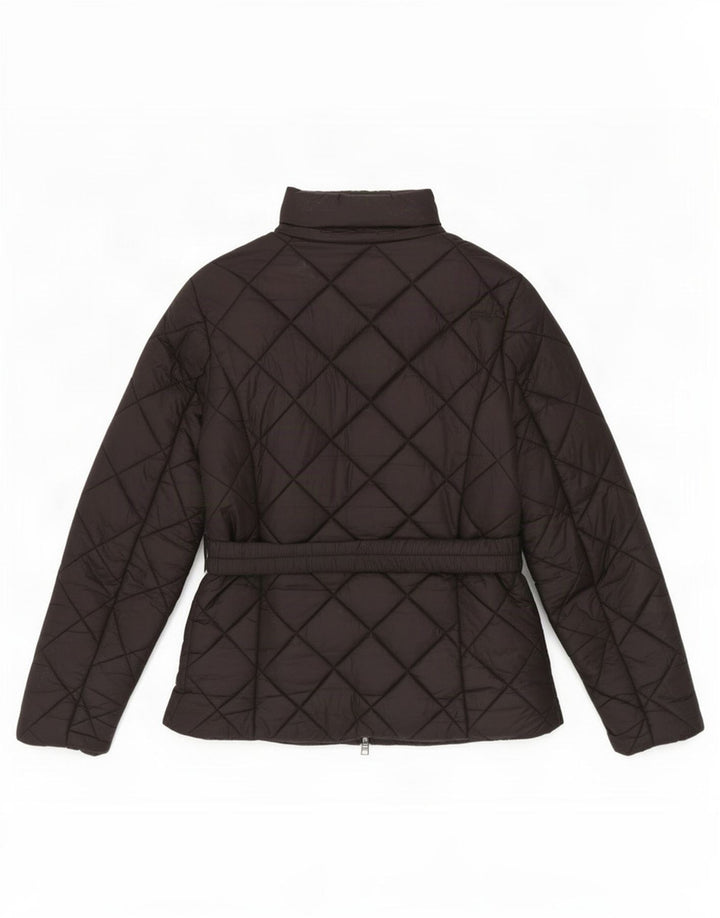 Giacca trapuntata da donna Guess UK 12 media nera in poliammide