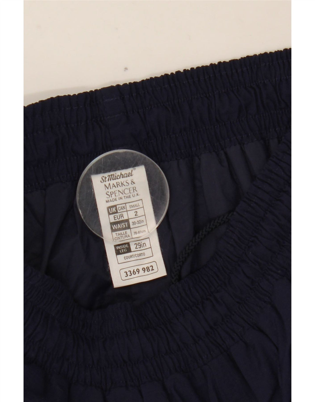 Pantaloni da tuta da uomo Marks & Spencer piccoli in nylon blu navy