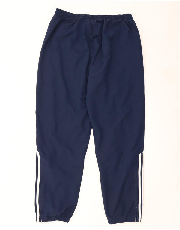 Pantaloni da tuta da uomo Adidas XL poliestere blu navy