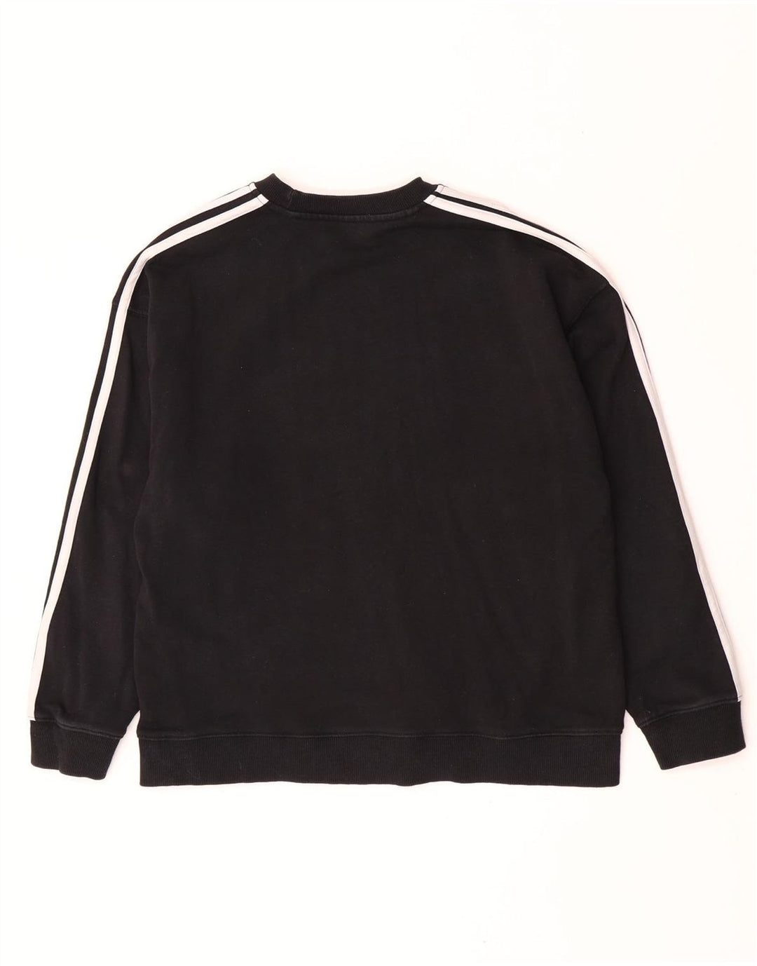 Felpa da donna Adidas Jumper UK 12/14 cotone nero medio