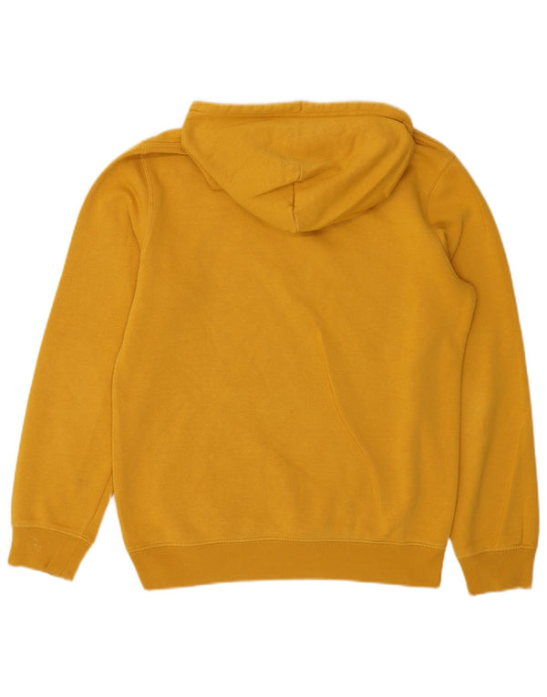 Maglione con cappuccio grafico da uomo CHAMPION piccolo in cotone giallo