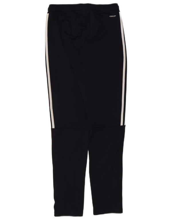 Pantaloni della tuta Adidas Aeroready da ragazzo 13-14 anni in poliestere blu navy