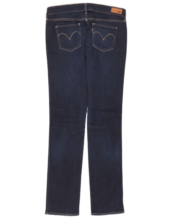 Jeans dritti a vita moderna con curva leggera da donna Levi's W30 L32 blu navy