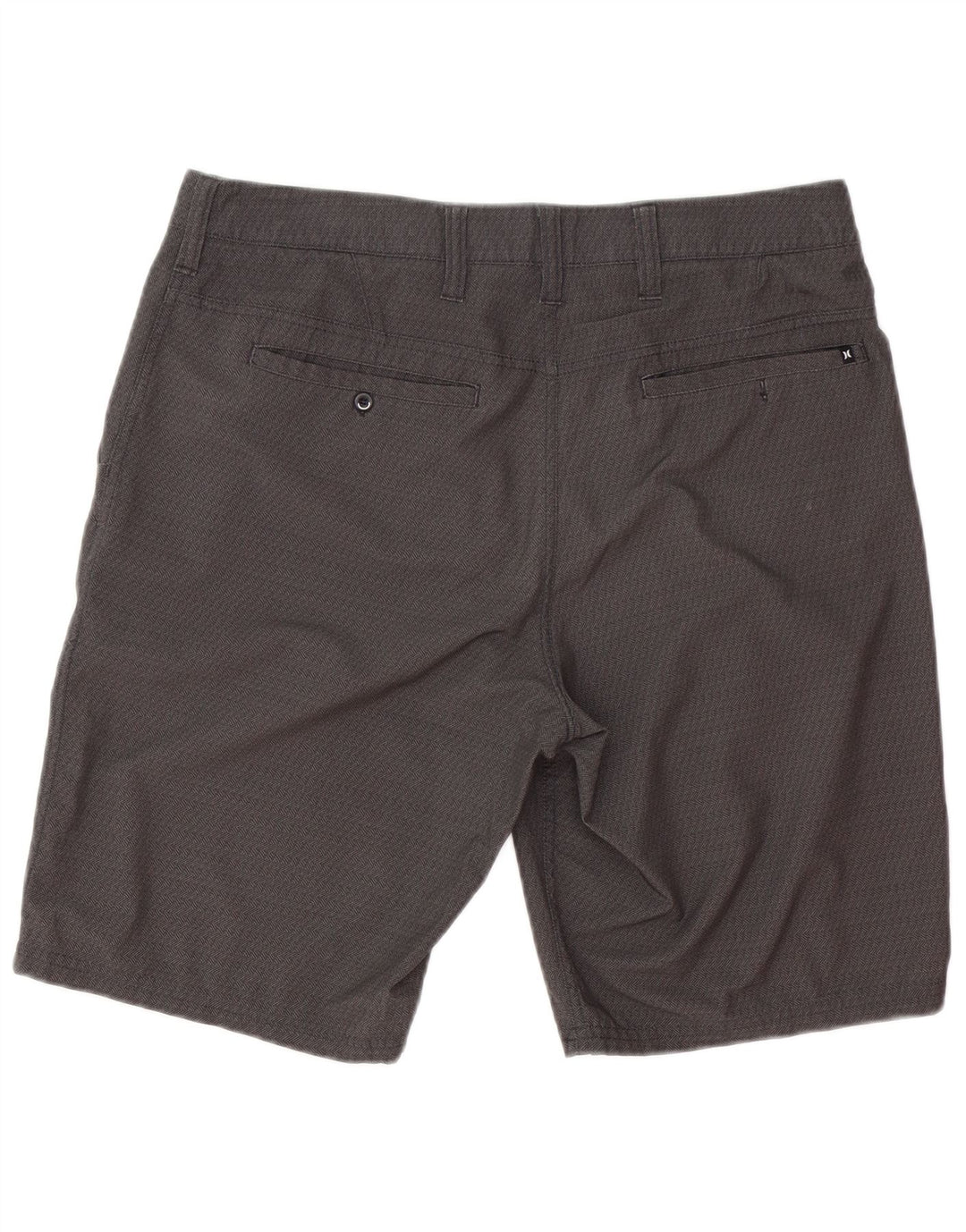 Pantaloncini chino da uomo Hurley W33 poliestere geometrico grigio medio