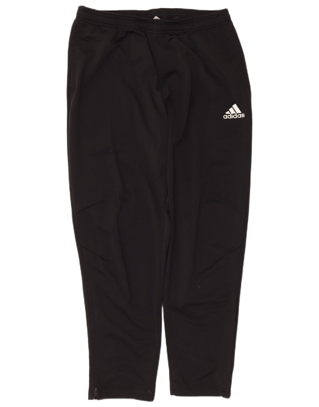 Pantaloni da tuta da uomo Adidas Large neri in poliestere sportivo